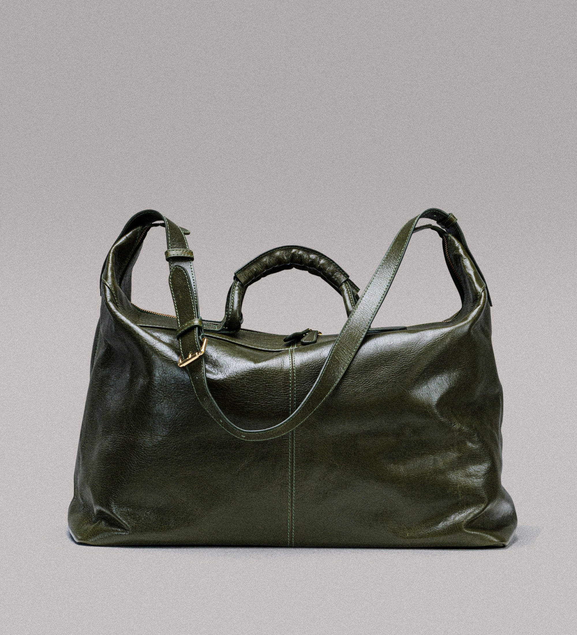 kyoto weekender duffel - olive green
