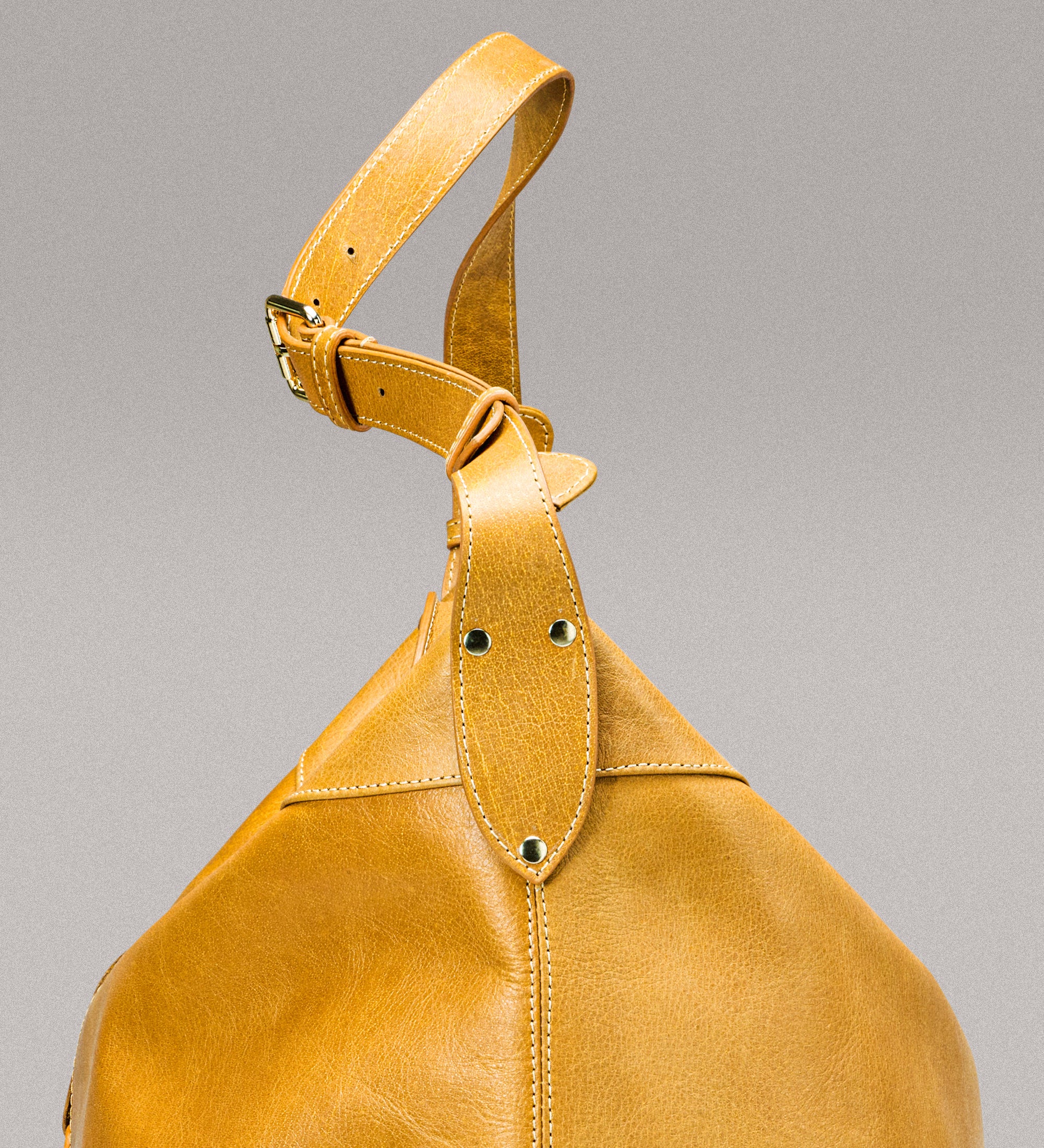 kyoto weekender duffel - tan yellow