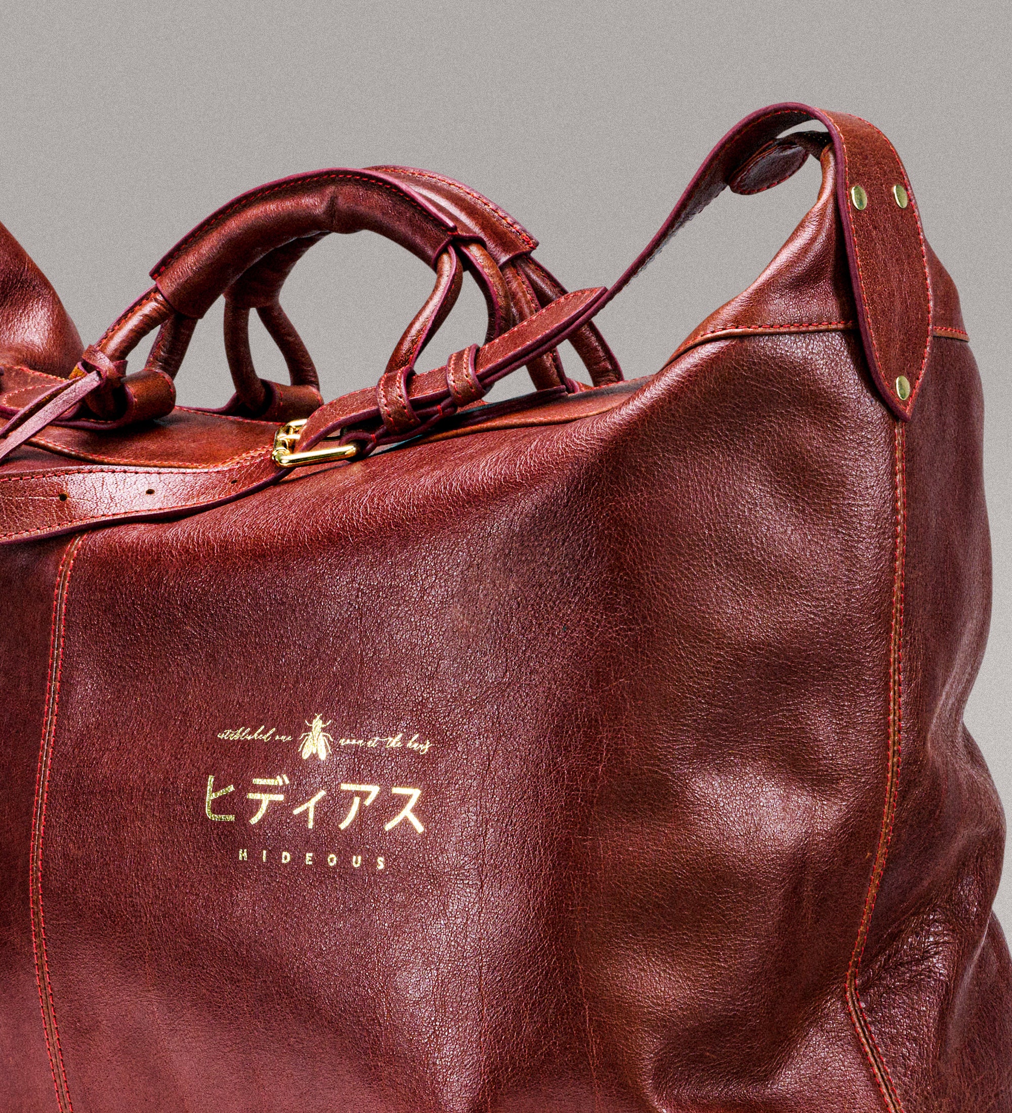 kyoto weekender duffel - wine