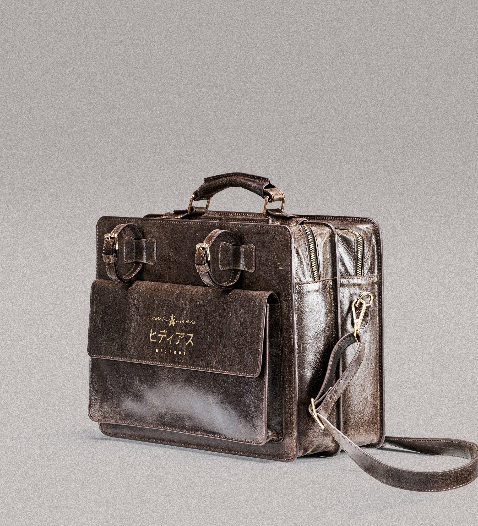 tazaki laptop bag - umber