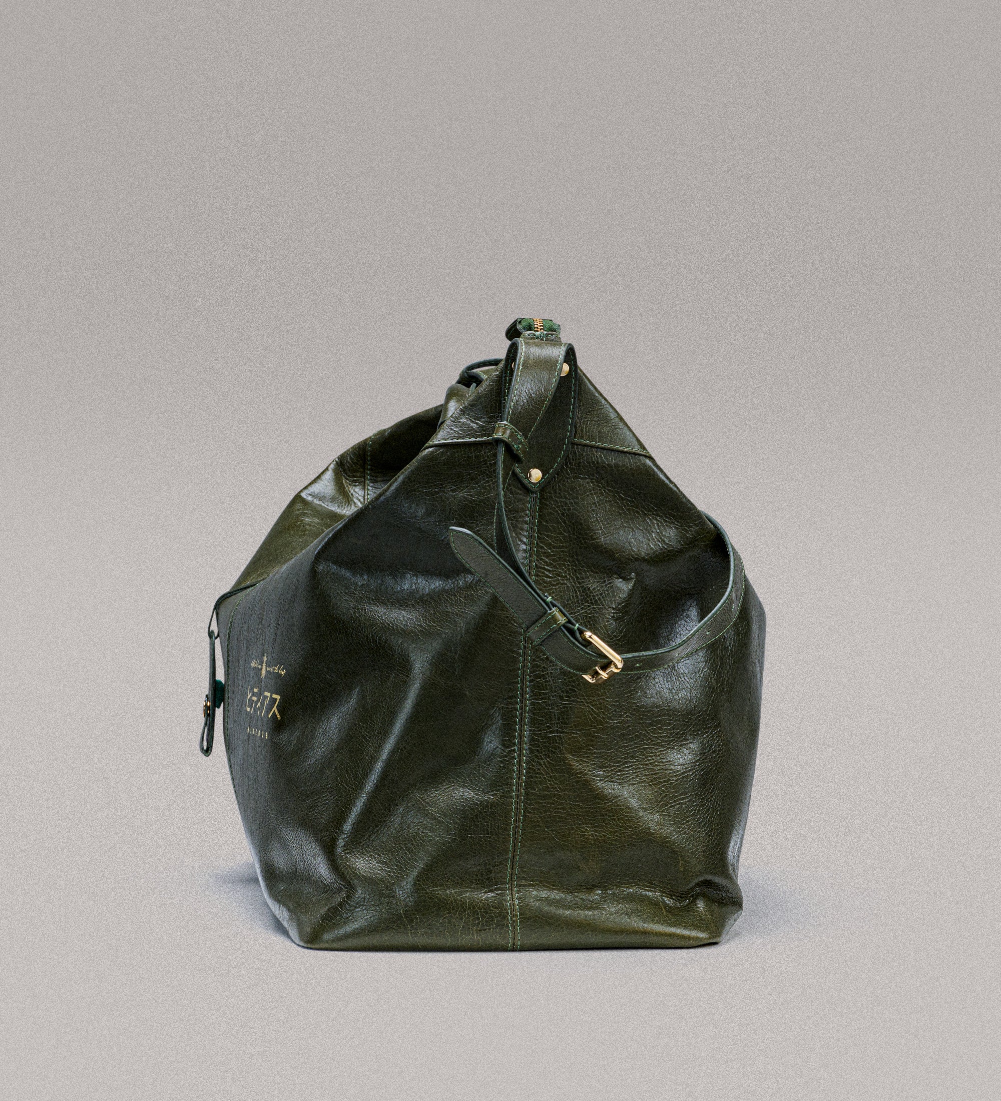 kyoto weekender duffel - olive green