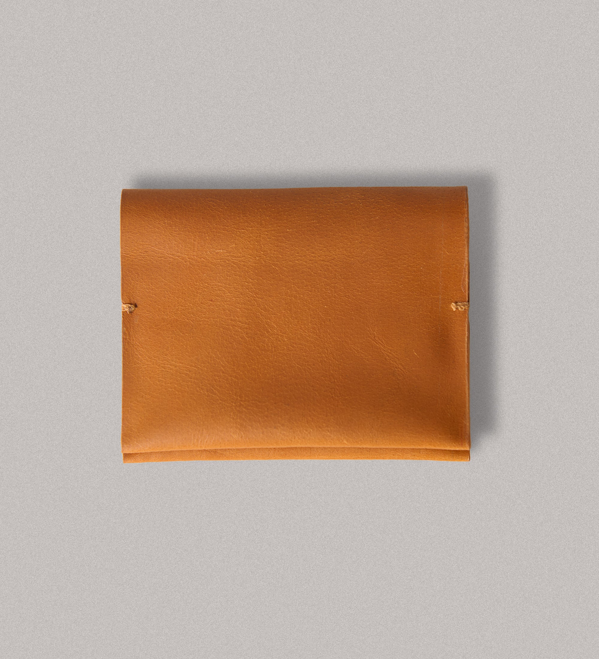 pochi no metal wallet - tan