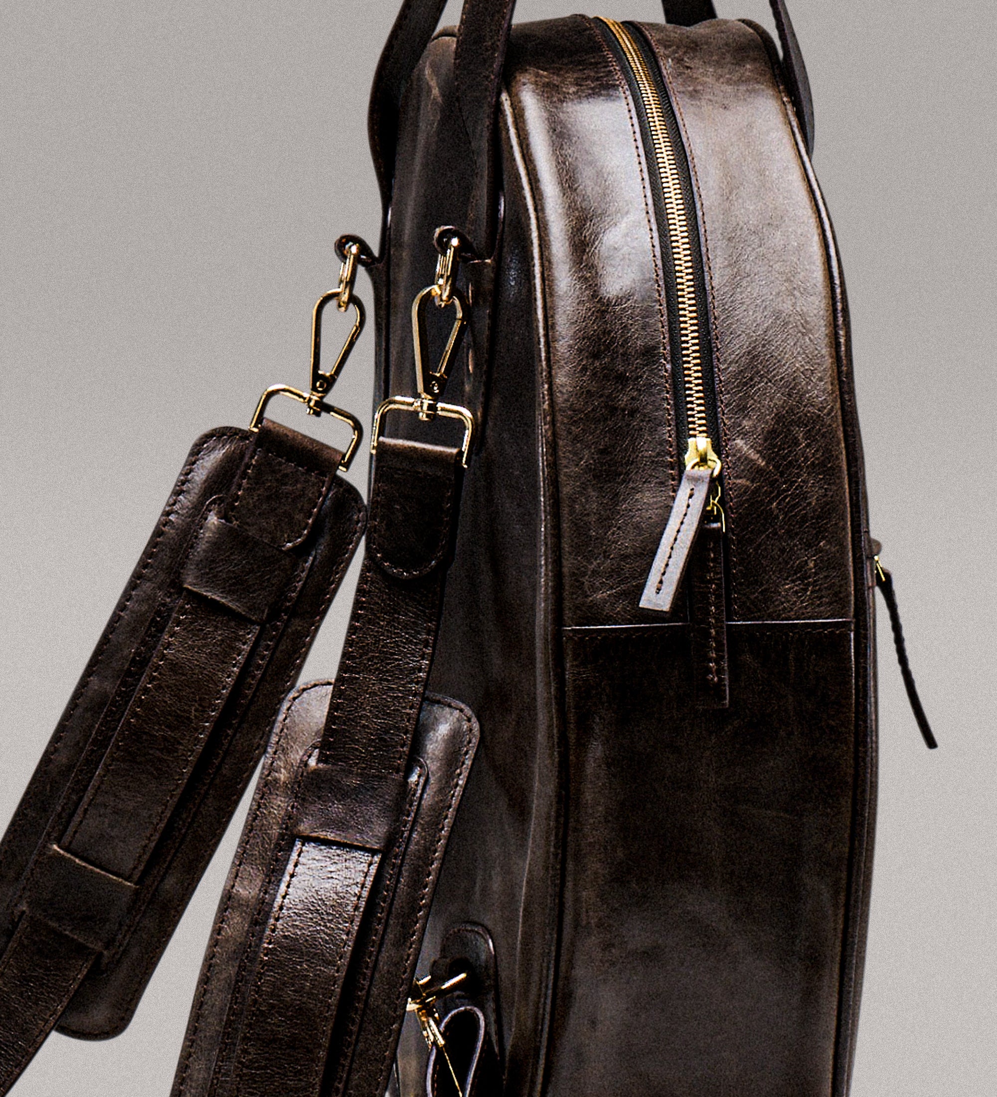 nakata circle backpack - umber