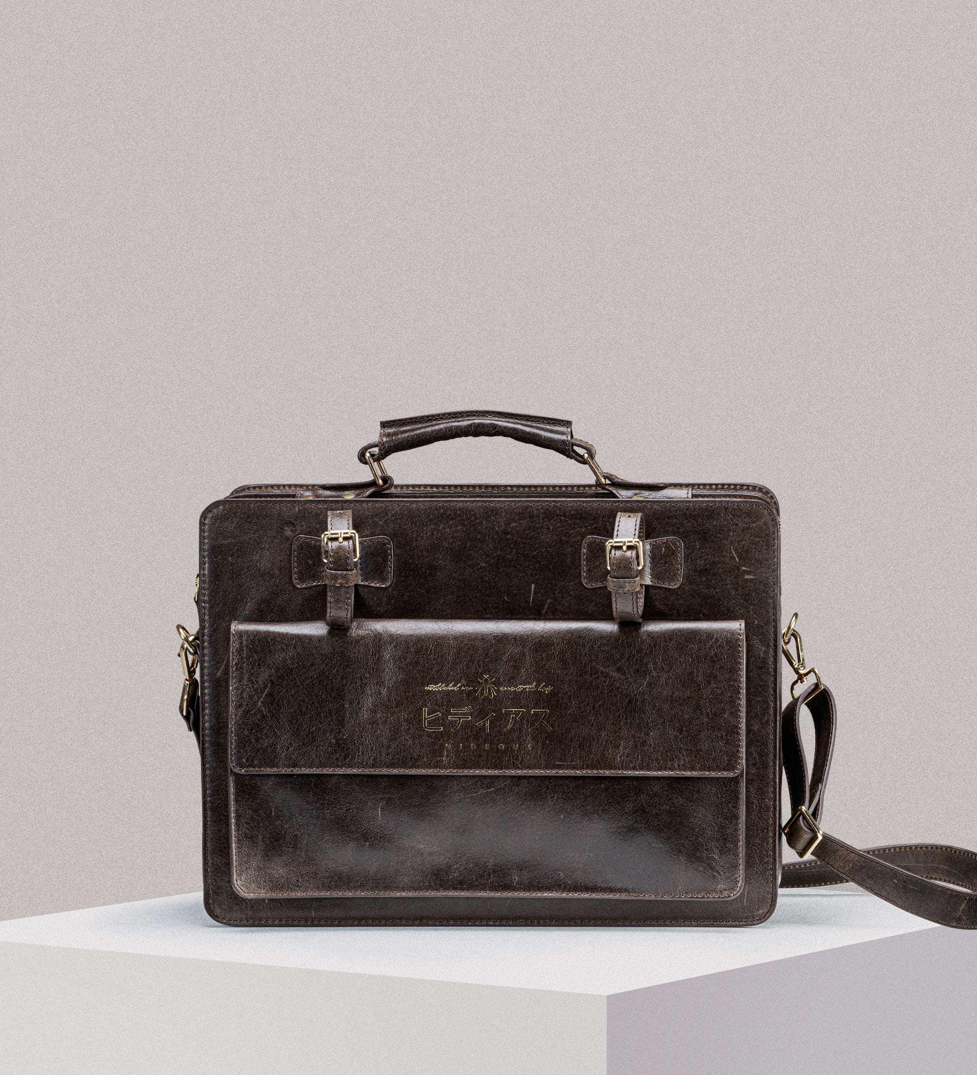 tazaki laptop bag - umber