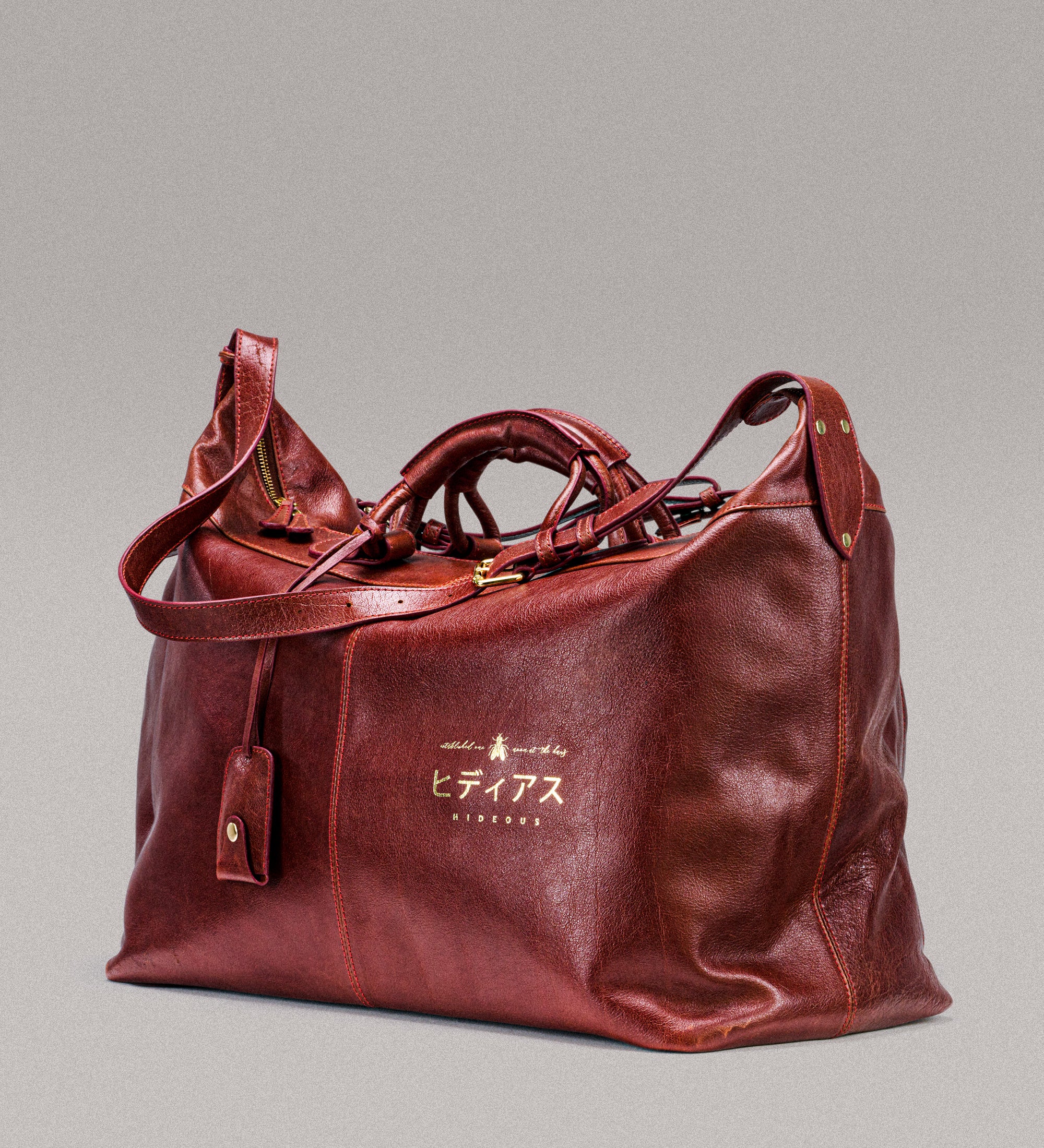 kyoto weekender duffel - wine