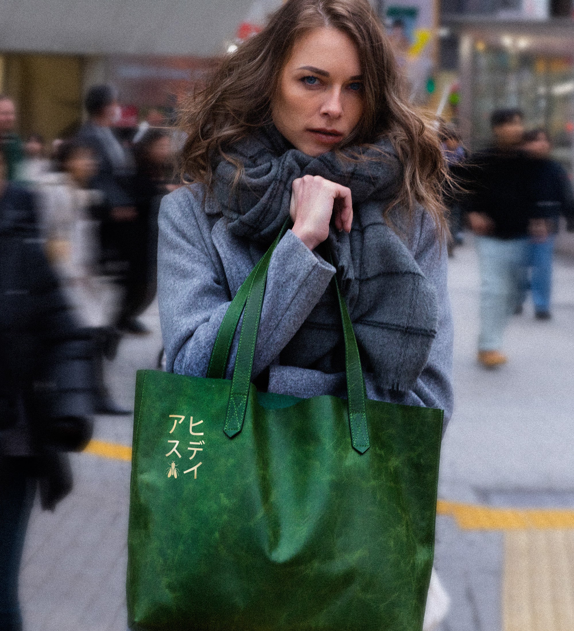 mujūryoku tote - sap green