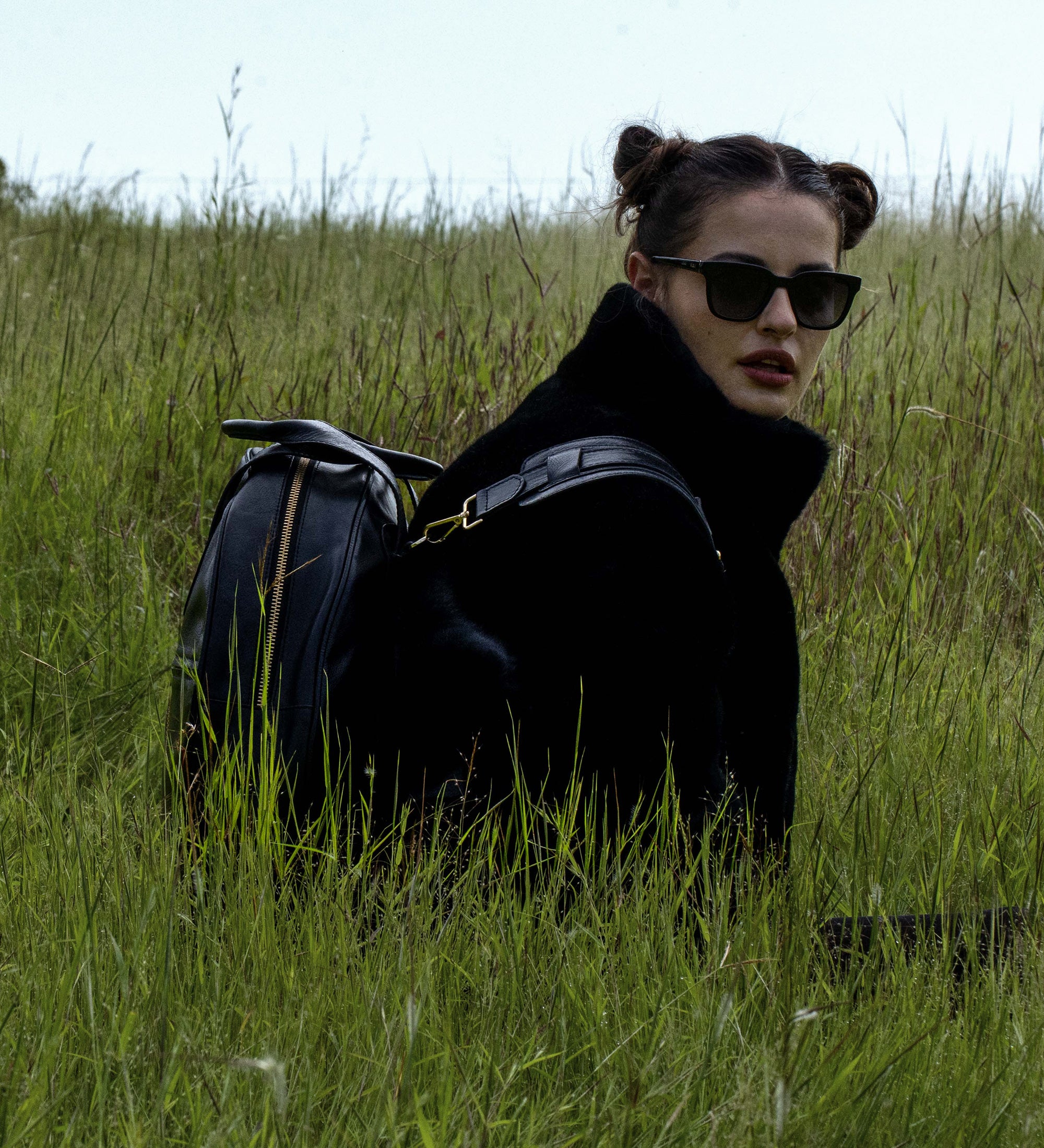 nakata circle backpack - umber