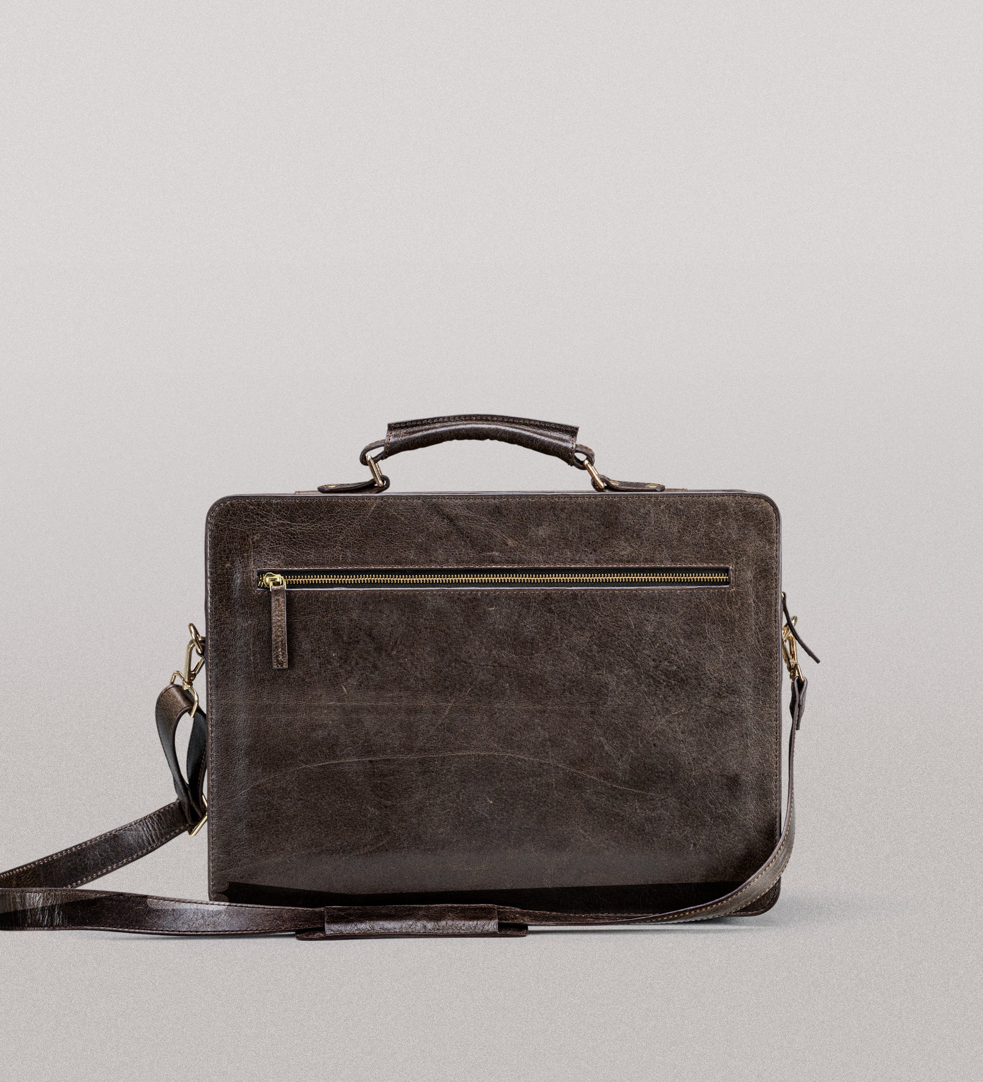 tazaki laptop bag - umber