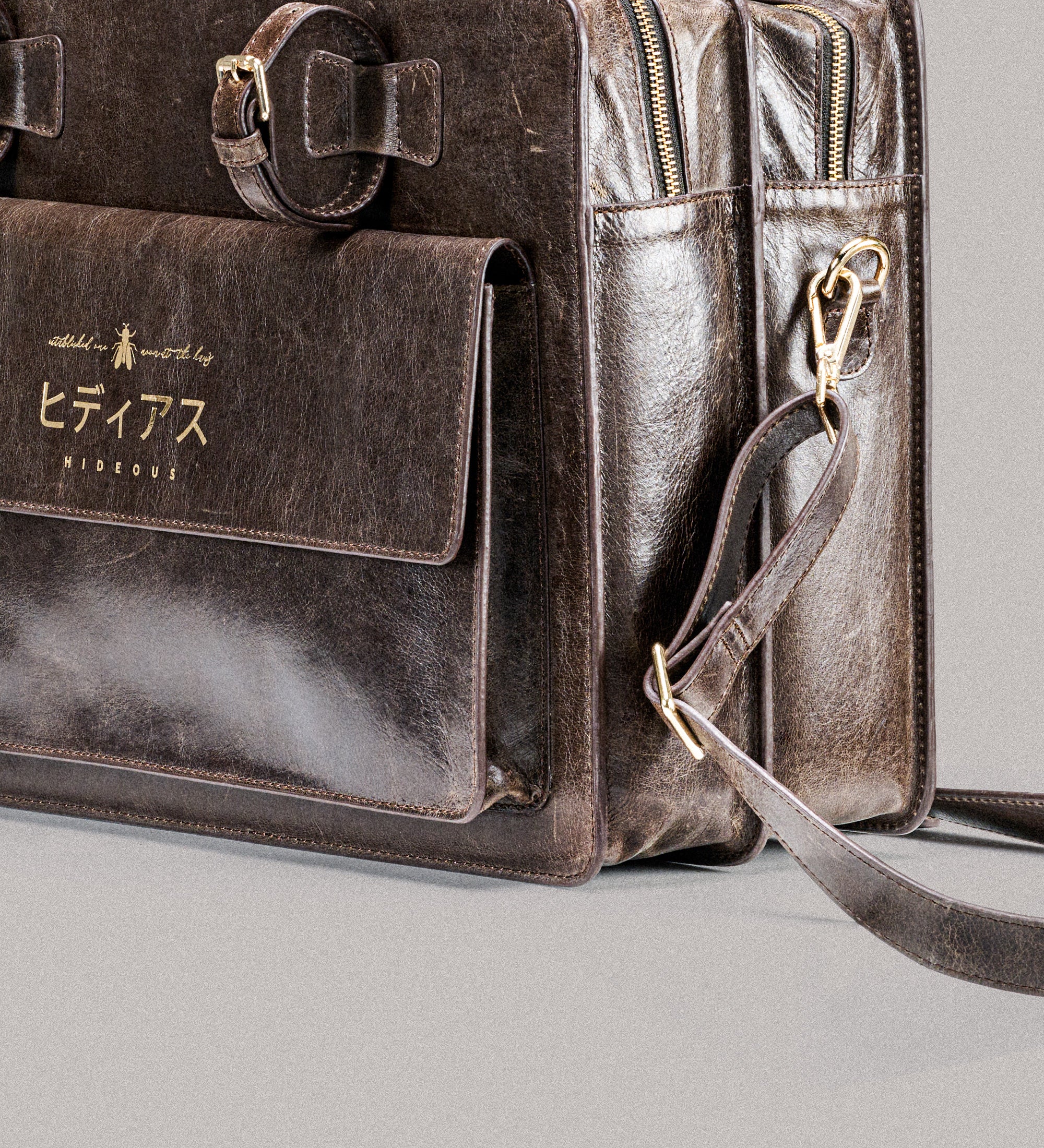 tazaki laptop bag - umber