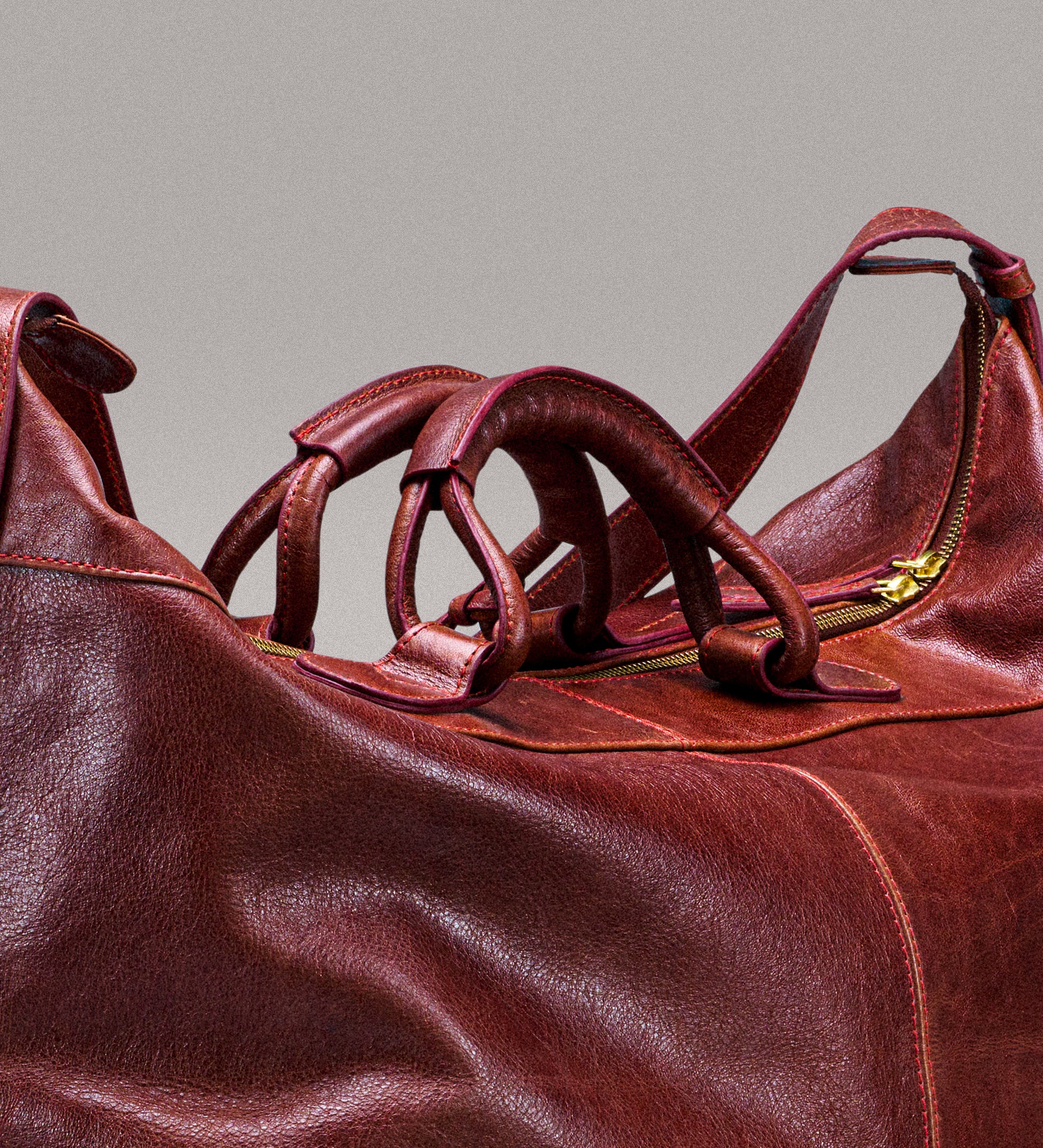 kyoto weekender duffel - wine