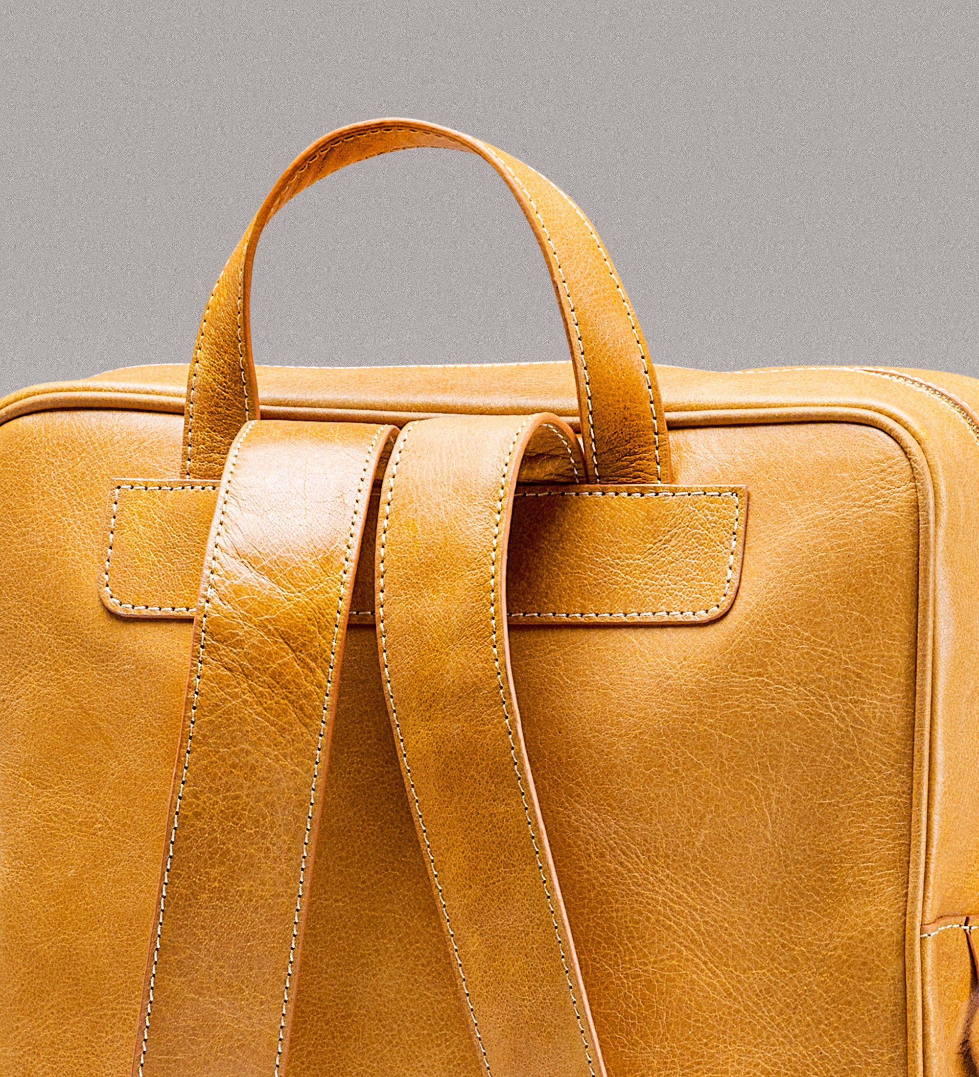 igochi backpack - tan yellow